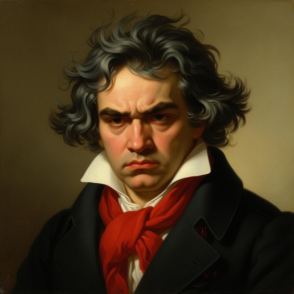 Portrait of Ludwig van Beethoven