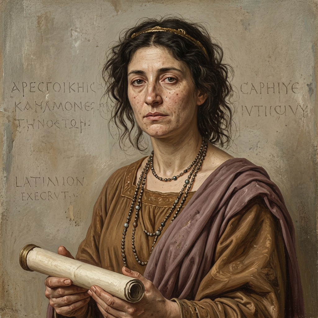 Portrait of Hypatia of Alexandria